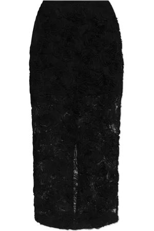ROTATE Rokken, Dames, Zwart, S, Tule, Tule rok met achter split