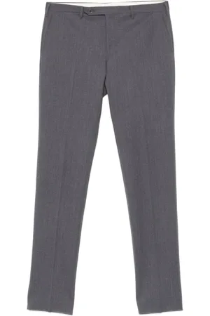 ROTA Broeken, Heren, Grijs, 4Xl, Wol, Donkergrijze Wolmix Tailored Broek