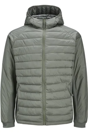 JACK & JONES Jassen, Dames, Groen, 2Xl, Essentials Hybrid Jacket in Agave