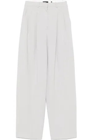 THEORY Broeken, Dames, Grijs, 3Xs, Grijze Slim Fit Broek