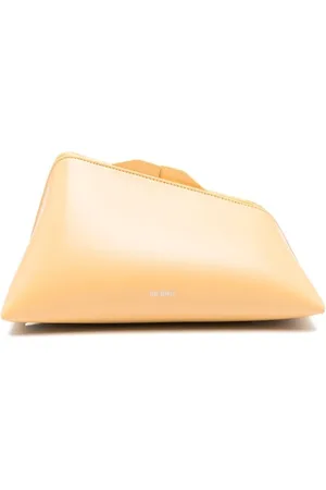 The Attico Tassen, Dames, Geel, ONE Size, Mosterdgele Magnetische Sluiting Tas