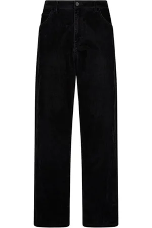 Roberto Cavalli Jeans, Heren, Zwart, W38, Denim, Premium Denim Jeans Straight Leg