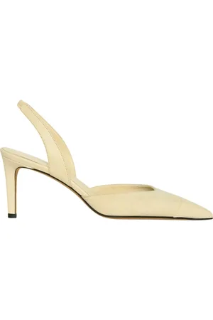Kiton Schoenen, Dames, , 39 EU, Suède, Suede Slingback Pumps