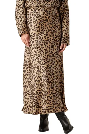 Moss Copenhagen Rokken, Dames, Bruin, S, Bruine Irida Rok Aop