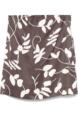 FAITHFULL THE BRAND Tops, Dames, Bruin, S, Koffiebruin Elastische Band Zijgleuven