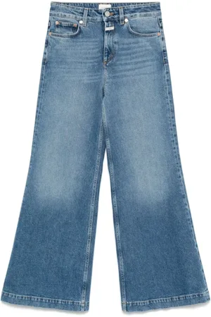 Closed Jeans, Dames, Blauw, W24, Katoen, Blauwe Klassieke Five-Pocket Jeans