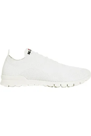 Kiton Schoenen, Dames, Wit, 39 1/2 EU, Katoen, Mesh Fit Sneakers