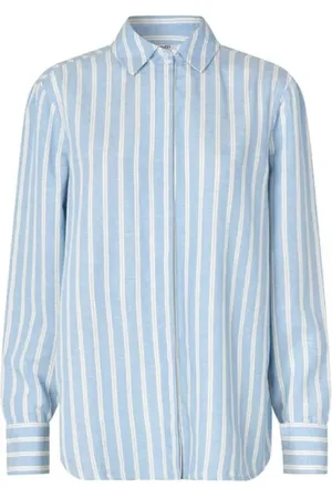 mbyM Blouses & Shirts, Dames, Blauw, S, Luchtige Dalinna Blouse