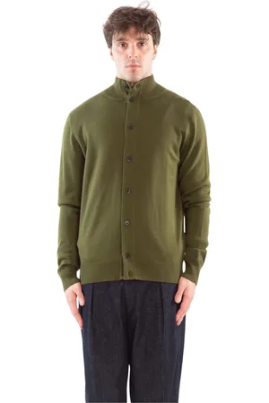 MC2 SAINT BARTH Truien, Heren, Groen, XL, Lichte Merino Cardigan