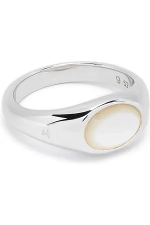 TOM WOOD Accessoires, Heren, Grijs, 56 MM, Zilverkleurige Parel Detail Instapmodel Sieraden