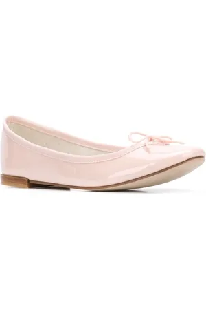 Repetto Schoenen, Dames, Roze, 37 EU, Leer, Lichtroze lakleren ballerinas
