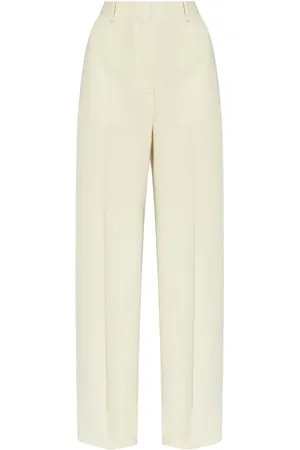 THEORY Broeken, Dames, , M, Off-White Plooibroek