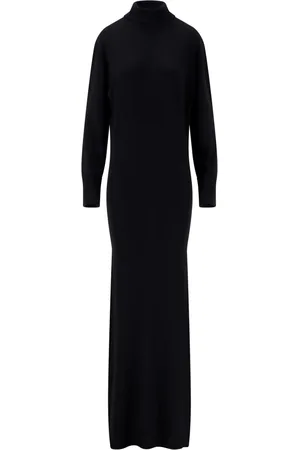 LANEUS Kleedjes, Dames, Zwart, 2Xs, Wol, Jurk Dolcevita
