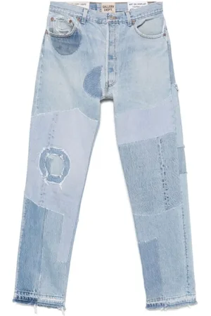 GALLERY DEPT. Jeans, Heren, Blauw, W32, Denim, Patchwork Denim Jeans