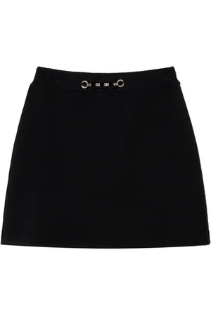 Twin-Set Rokken, Dames, Zwart, S, Zwarte Rhinestone A-Lijn Rok