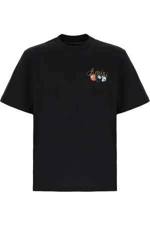 AMIRI Tops, Heren, Zwart, M, Katoen, Casual Katoenen T-Shirt voor Mannen