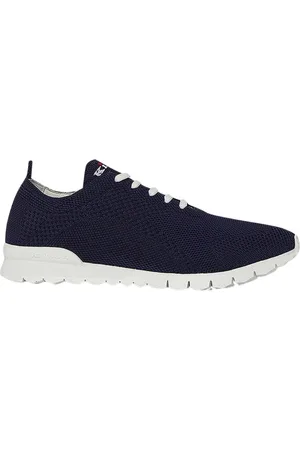 Kiton Schoenen, Dames, Blauw, 41 EU, Katoen, Mesh Fit Sneakers