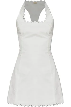 Cult Gaia Kleedjes, Dames, Wit, M, Katoen, Jurk Carey