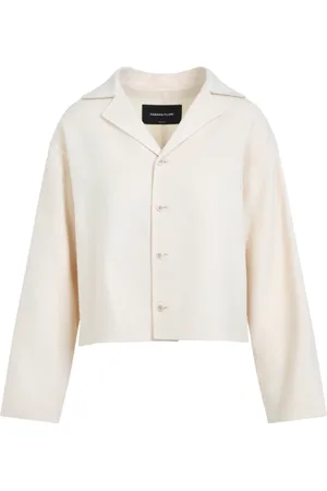 Fabiana Filippi Jassen, Dames, , XS, Wol, Luxe Nude Wollen Jas
