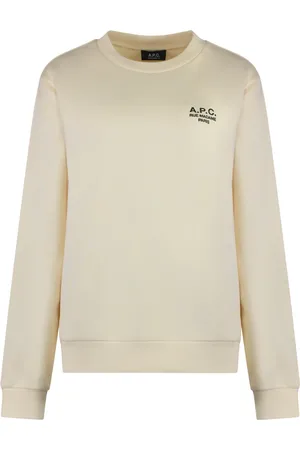 A.P.C. Sweatshirts & Hoodies, Dames, , XS, Katoen, Katoenen sweatshirt met contrasterend logo