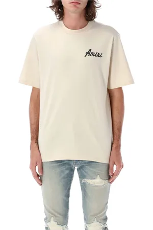 AMIRI Tops, Heren, , S, Katoen, City T-shirt Alabaster Ss 25