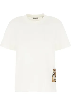 Burberry Tops, Dames, , S, Katoen, Casual Katoenen T-Shirt