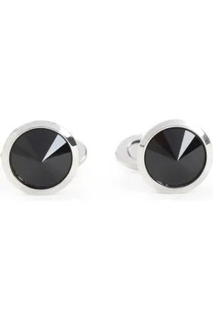 Giorgio Armani Accessoires, Heren, Zwart, ONE Size, Zwarte manchetknopen voor heren