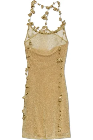 Cult Gaia Kleedjes, Dames, Geel, S, Jurk Alonza