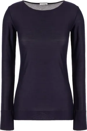 Malo Tops, Dames, Blauw, S, Katoen, Casual Katoenen T-Shirt