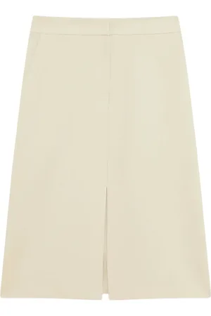 Patrizia Pepe Rokken, Dames, , M, Polyester, Midi Rok Onder de Knie