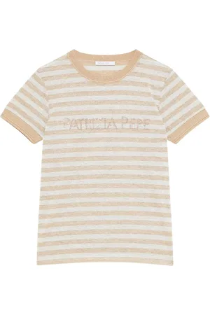 Patrizia Pepe Tops, Dames, Wit, XS, Katoen, Essential Art Sweater