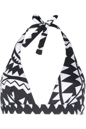 ERES Badkleding, Dames, Zwart, S, Spandex, Grafische Print Triangel Bikini Top