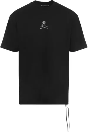 MASTERMIND Tops, Heren, Zwart, S, Wol, Zwarte T-shirts Polos voor mannen
