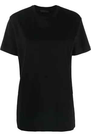 WARDROBE.NYC Tops, Dames, Zwart, M, Katoen, Zwart Klassiek T-Shirt