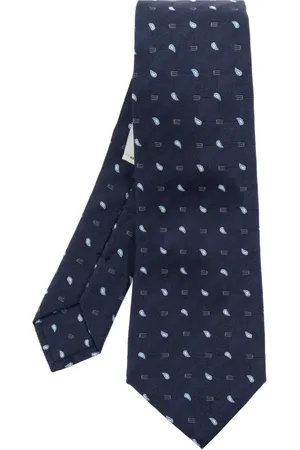 Etro Accessoires, Heren, Blauw, ONE Size, Zijden Stropdas