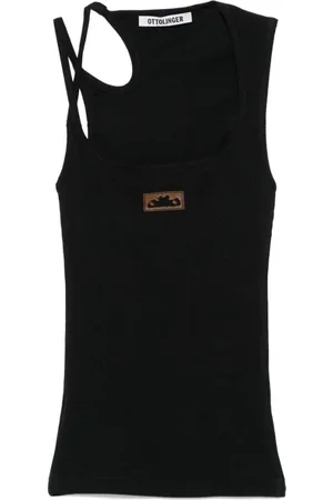 OTTOLINGER Tops, Dames, Zwart, S, Zwarte Top met Vierkante Halsuitsnijding