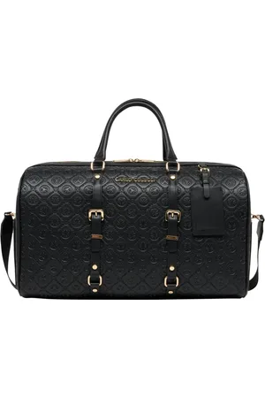 Carlo Colucci Tassen, unisex, Zwart, ONE Size, Stijlvolle Weekender Tas