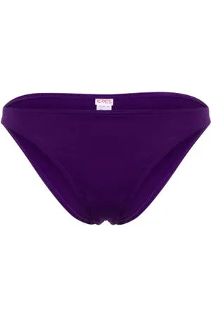 ERES Badkleding, Dames, Paars, S, Donkerpaarse Bikinibroekjes, Stretch-ontwerp