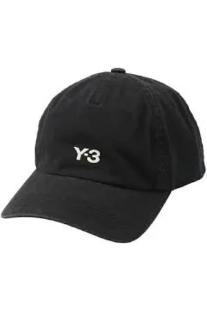 Y-3 Accessoires, Heren, Zwart, ONE Size, Katoen, Stijlvolle pet voor een trendy look