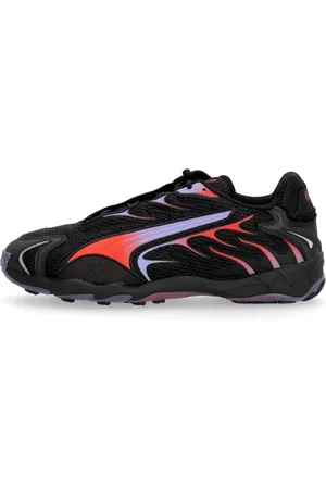 PUMA Schoenen, Heren, Veelkleurig, 45 EU, Zwart/Rode Lage Inhale Herenschoen
