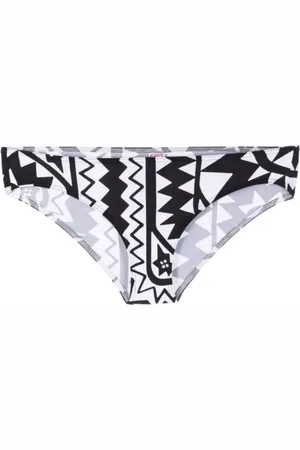 ERES Badkleding, Dames, Zwart, S, Spandex, Geometrisch Print Bikini Broekje