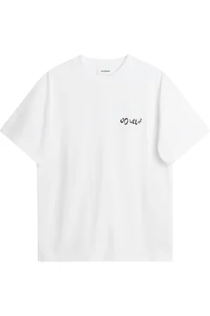 Soulland Tops, unisex, Wit, L/Xl, Katoen, Gecertificeerd Katoen Kunst T-shirt