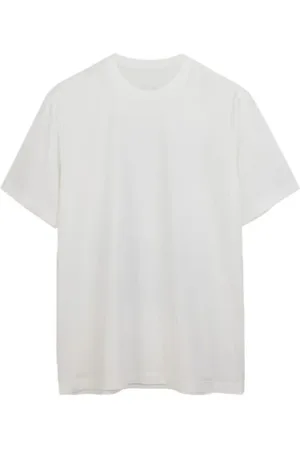 Y-3 Tops, Heren, Wit, 2Xl, Katoen, Casual Katoenen T-shirt
