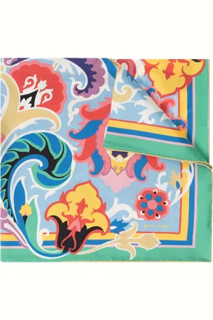 Etro Accessoires, Dames, Veelkleurig, ONE Size, Zijden Sjaal