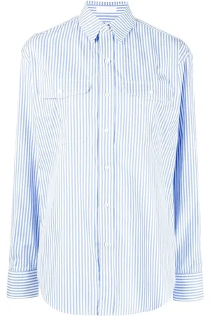 WARDROBE.NYC Blouses & Shirts, Dames, Blauw, M, Oversized Shirt Mstbl