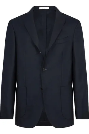 Boglioli Jassen, Heren, Zwart, M, Wol, Heren Wol Four Season Blazer