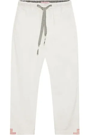 Orlebar Brown Broeken, Heren, Wit, W32, Linnen, Boterbloem Linnenmix Relaxte Pasvorm Broek