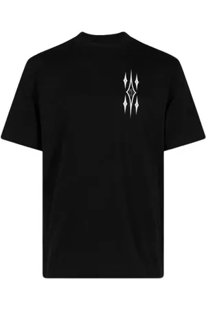 AMIRI Tops, Heren, Zwart, 2Xl, Katoen, Argyle T-shirt