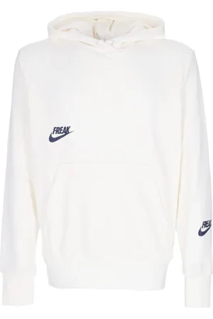 Nike Sweatshirts & Hoodies, Heren, Wit, S, Katoen, Lichtgewicht Hoodie met Freak Logo