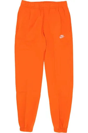 Nike Broeken, Dames, Oranje, S, Katoen, Club Fleece Sweatshirt Suit Broek